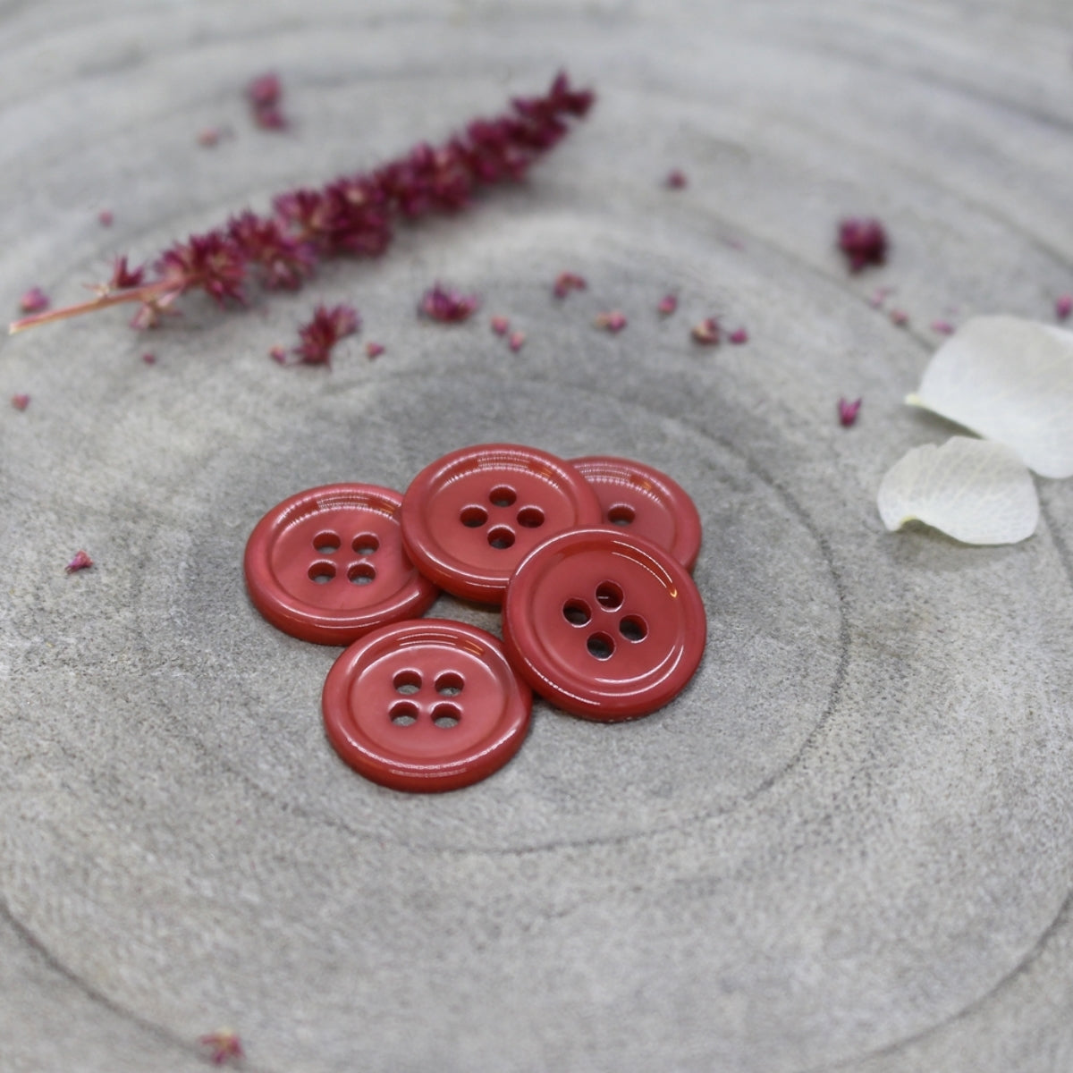 Boutons Bliss d'Atelier Brunette, coloris Terracotta