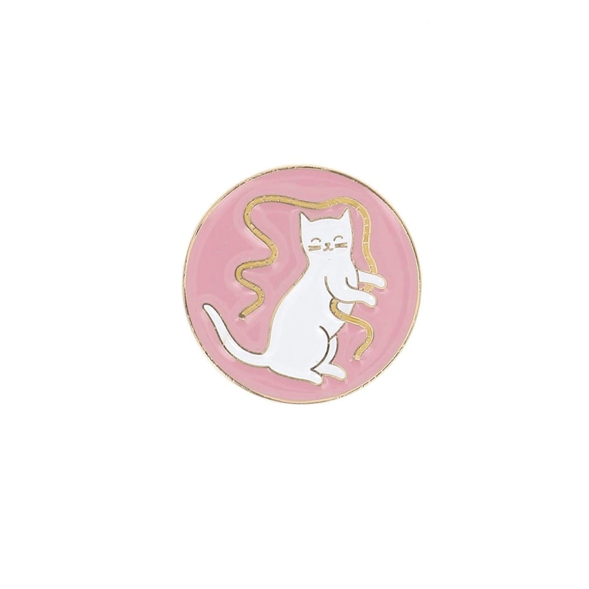 Porte-aiguilles aimanté Bohin x Audrey Jeanne, modèle Chat Ruban