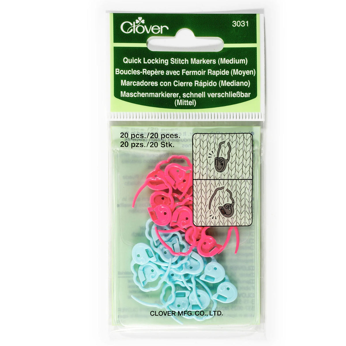 Marqueurs Amovibles Quick Locking - Clover