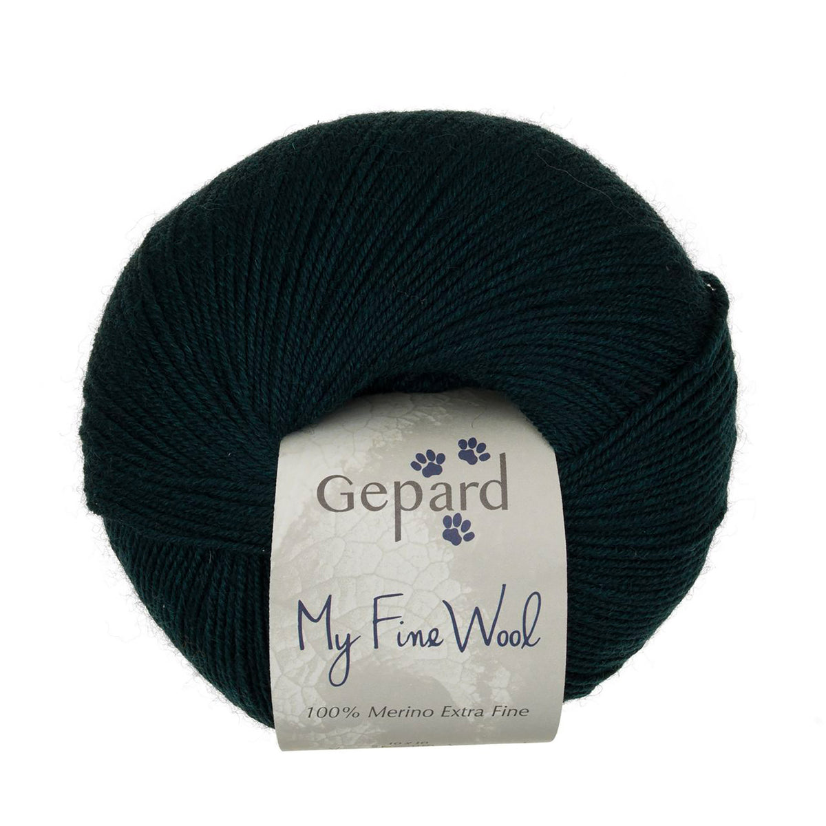 My Fine Wool de Gepard Garn coloris 882 Midnight Green