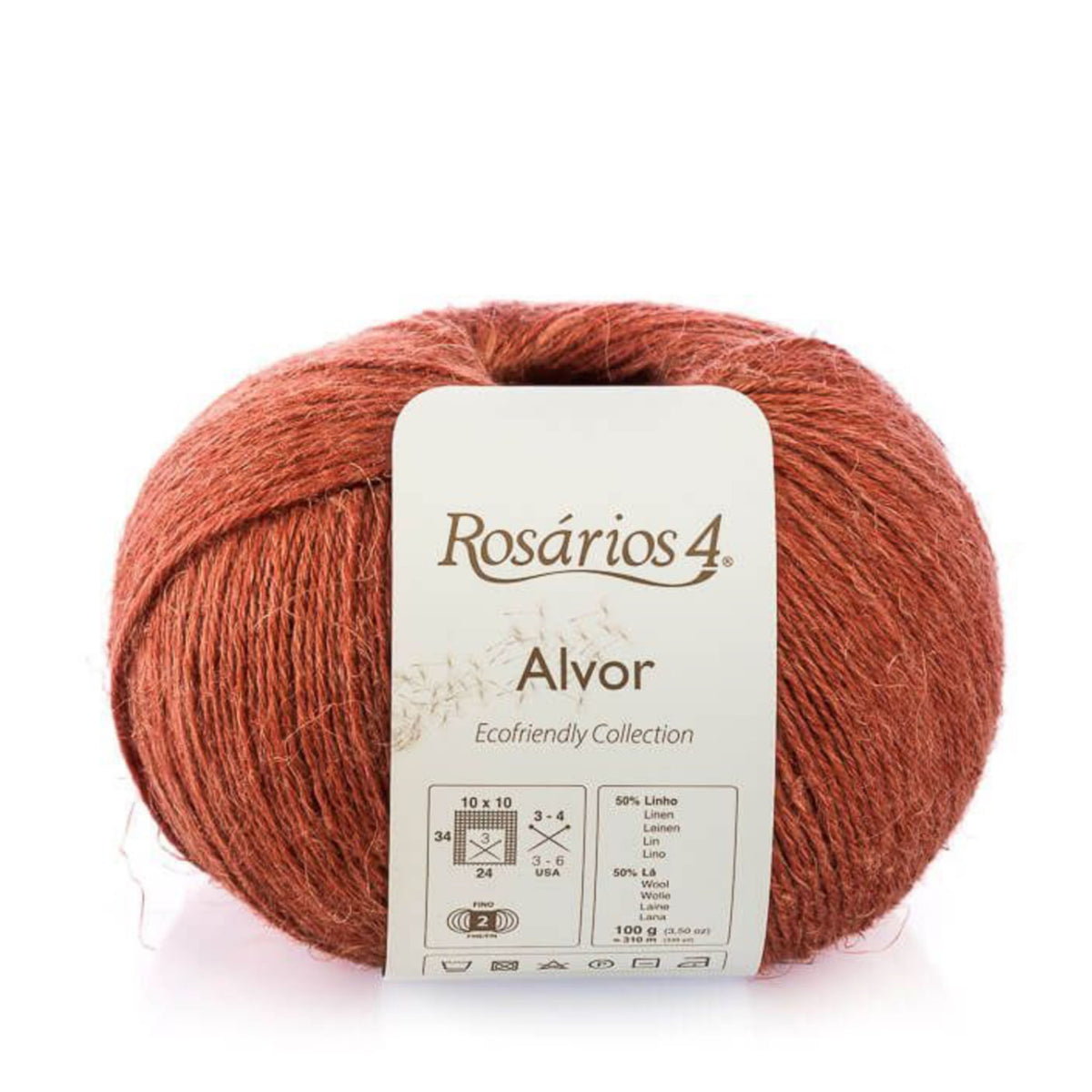Pelote de Alvor de Rosários 4, coloris 19 Acajou