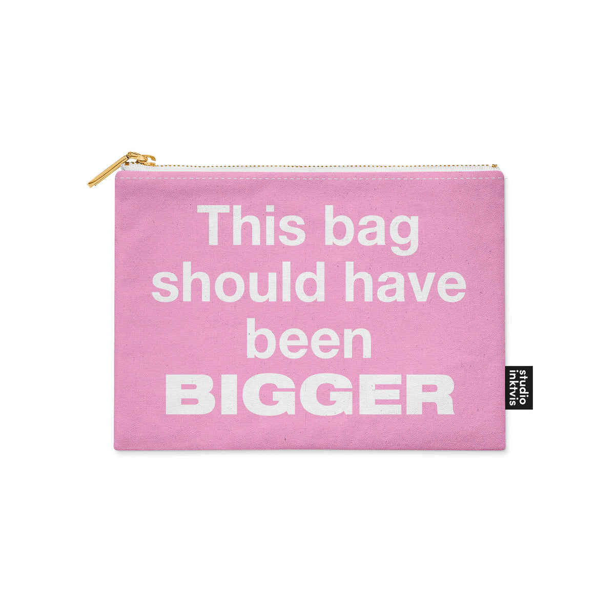 Pochette à message de Studio Inktvis, modèle Should Have Been Bigger