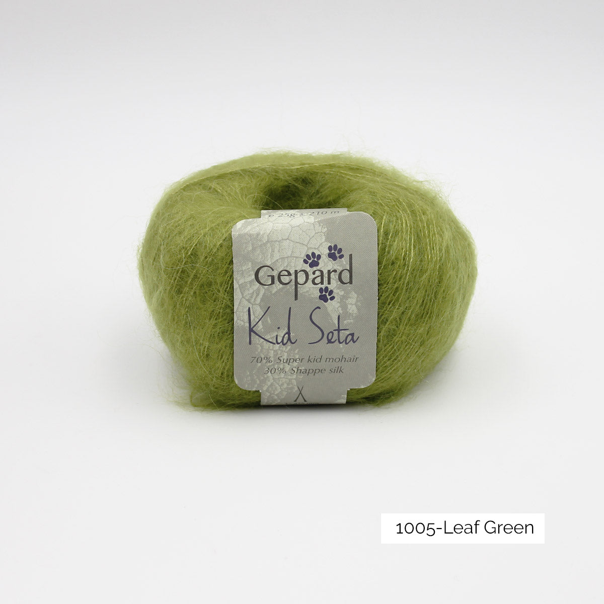 Kid Seta de Gepard Garn coloris 1005 Leaf Green