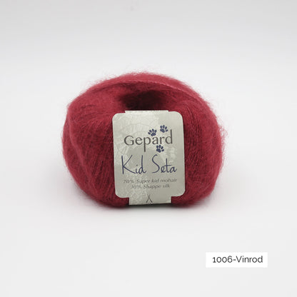 Kid Seta de Gepard Garn coloris 1006 Vinrod