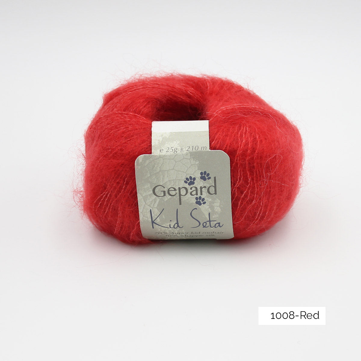 Kid Seta de Gepard Garn coloris 1008 Red
