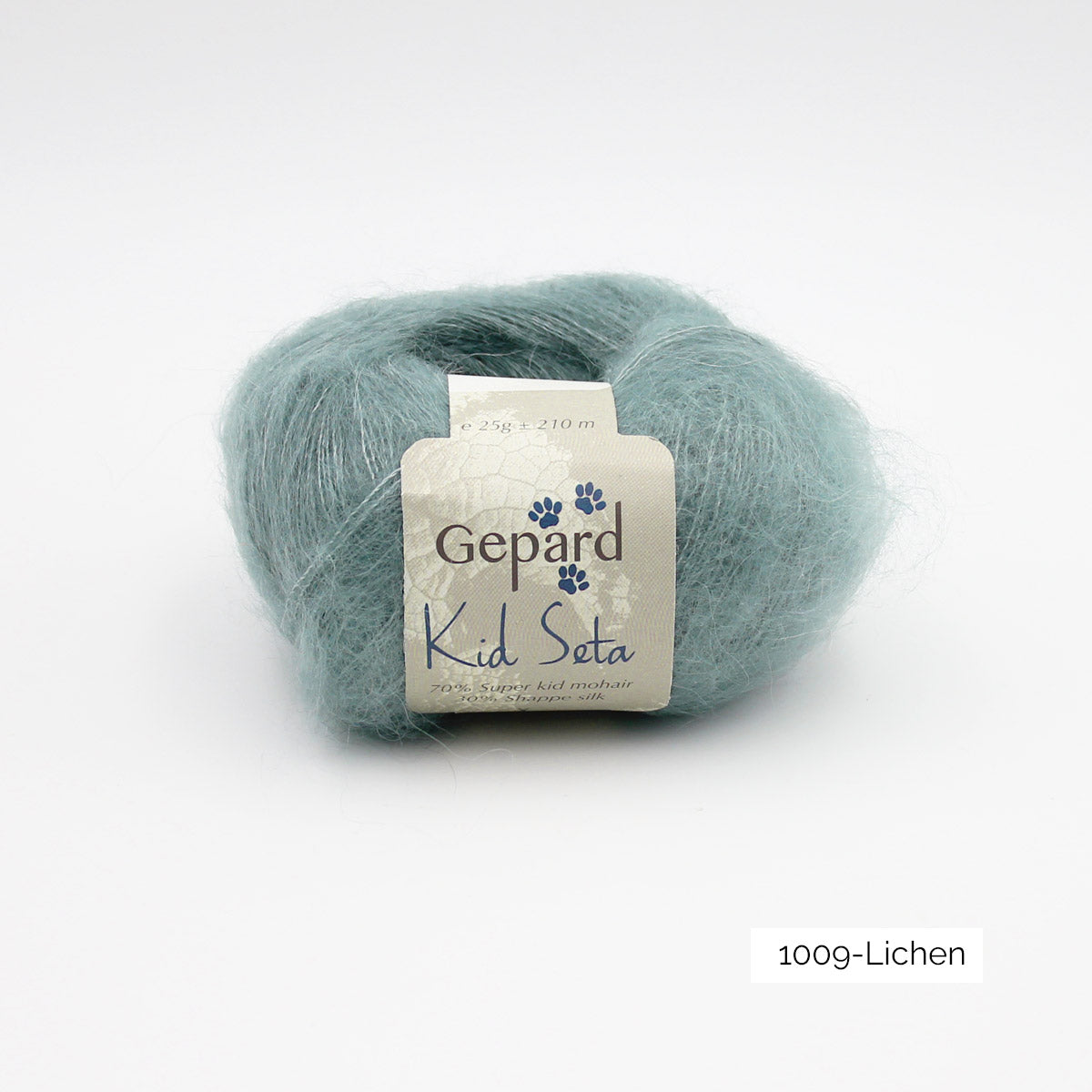 Kid Seta de Gepard Garn coloris 1009 Lichen