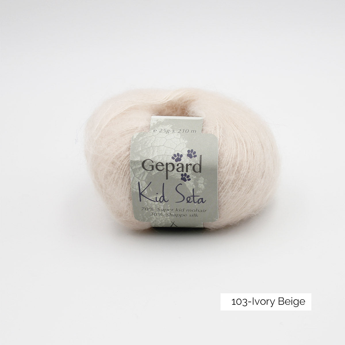 Kid Seta de Gepard Garn coloris 103 Ivory Beige
