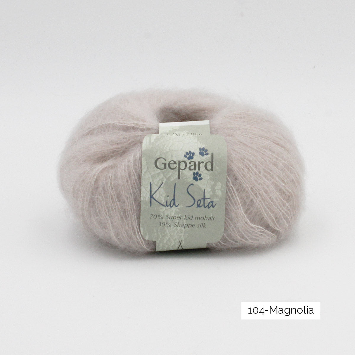 Kid Seta de Gepard Garn coloris 104 Magnolia