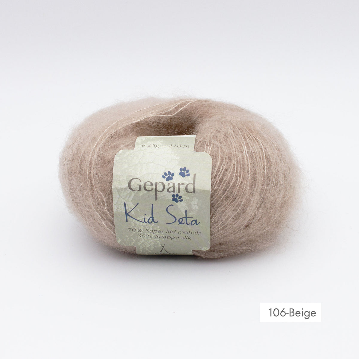 Kid Seta de Gepard Garn coloris 106 Beige