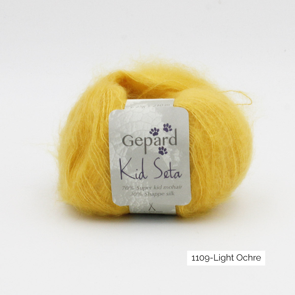 Kid Seta de Gepard Garn coloris 1109 Ligtht Ochre