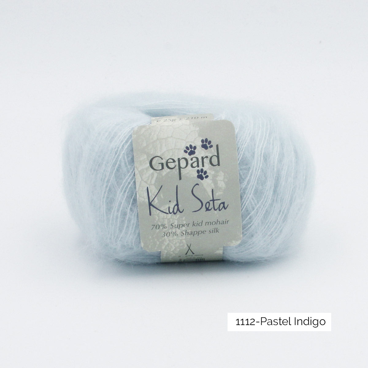 Kid Seta de Gepard Garn coloris 1112 Pastel indigo