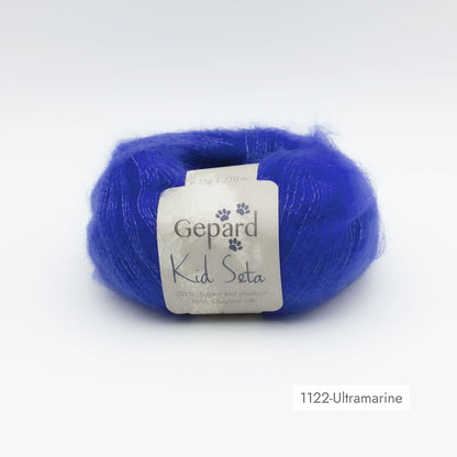 Kid Seta de Gepard Garn coloris 1122 Ultramarine