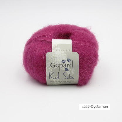 Kid Seta de Gepard Garn coloris 1227 Cyclamen