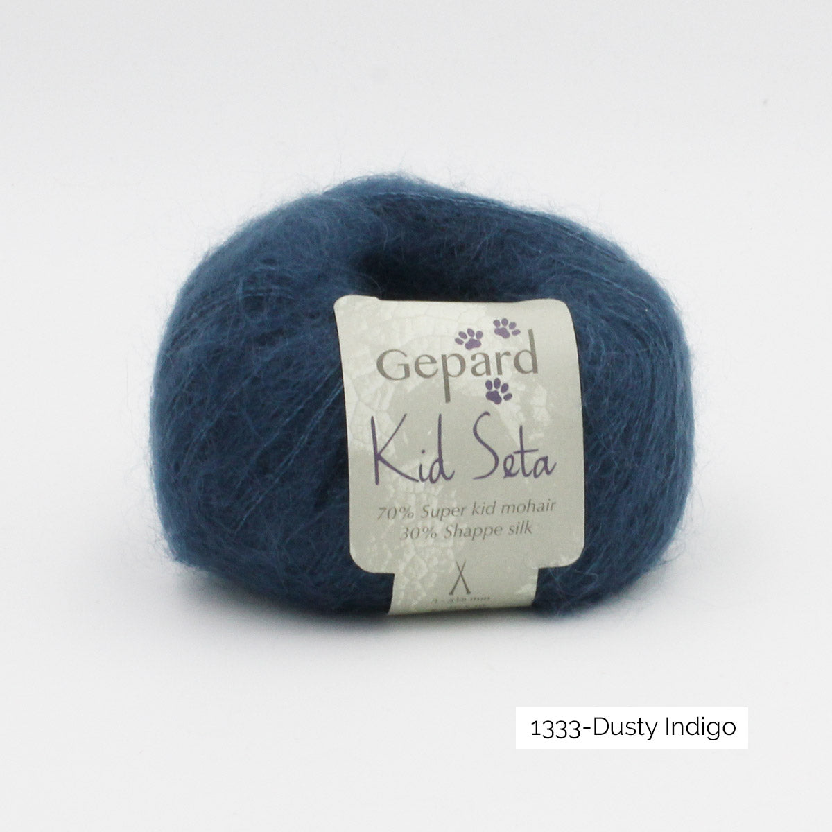 Kid Seta de Gepard Garn coloris 1333 Dusty Indigo