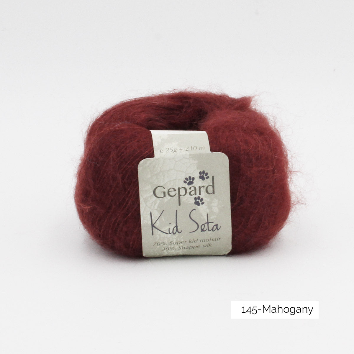 Kid Seta de Gepard Garn coloris 145 Mahogany