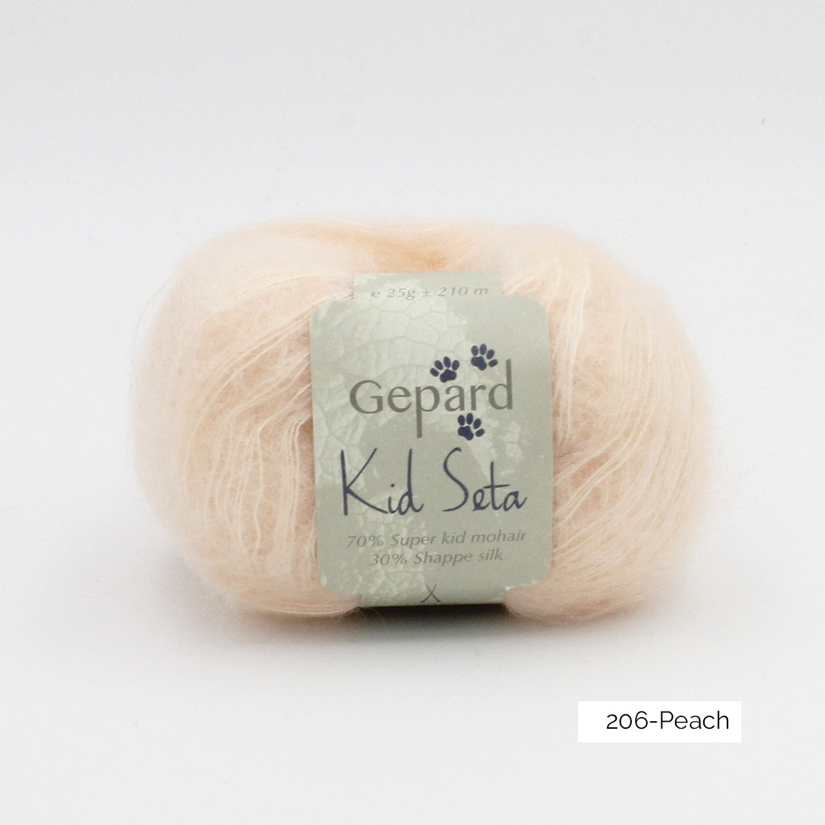 Kid Seta de Gepard Garn coloris 206 Peach