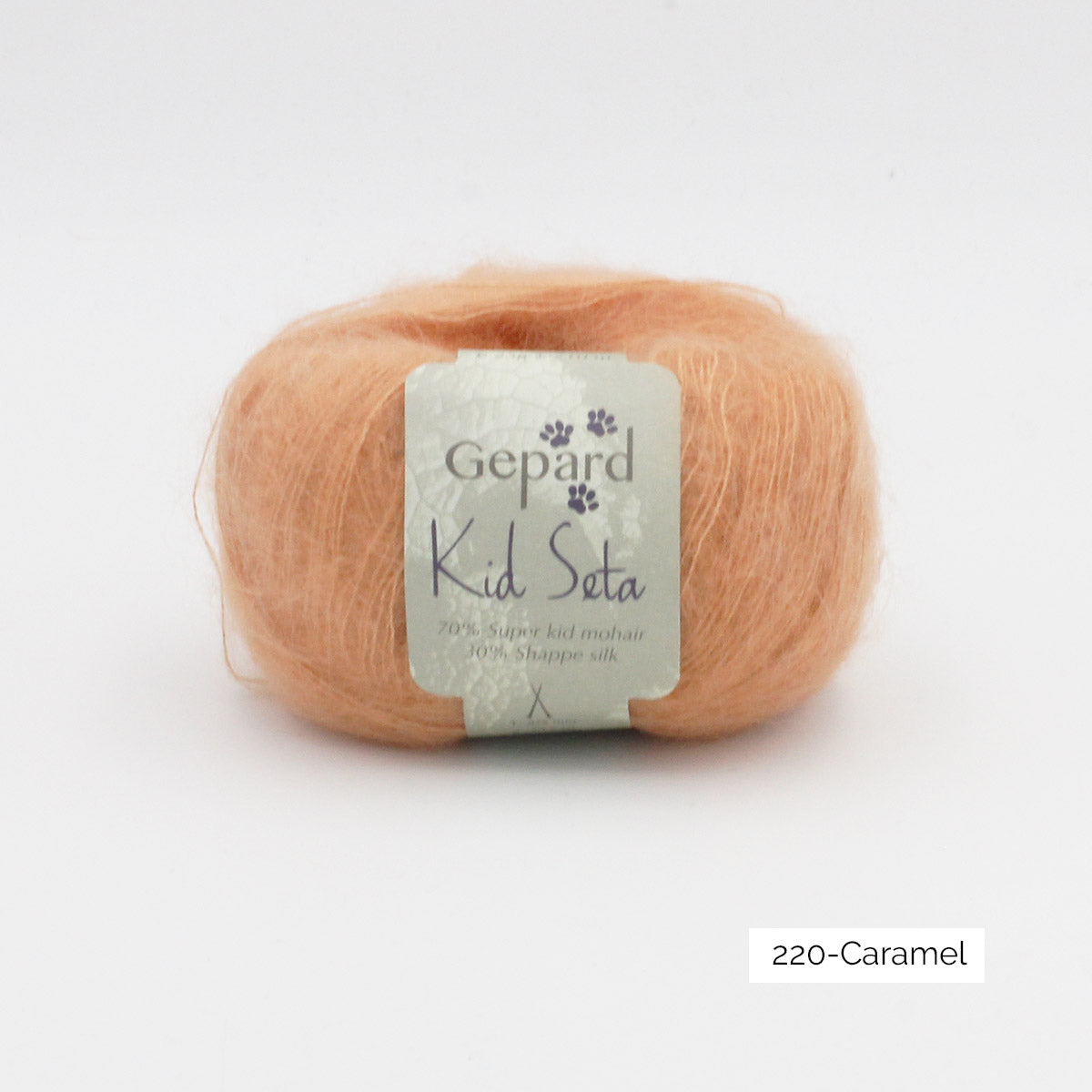 Kid Seta de Gepard Garn coloris 220 Caramel