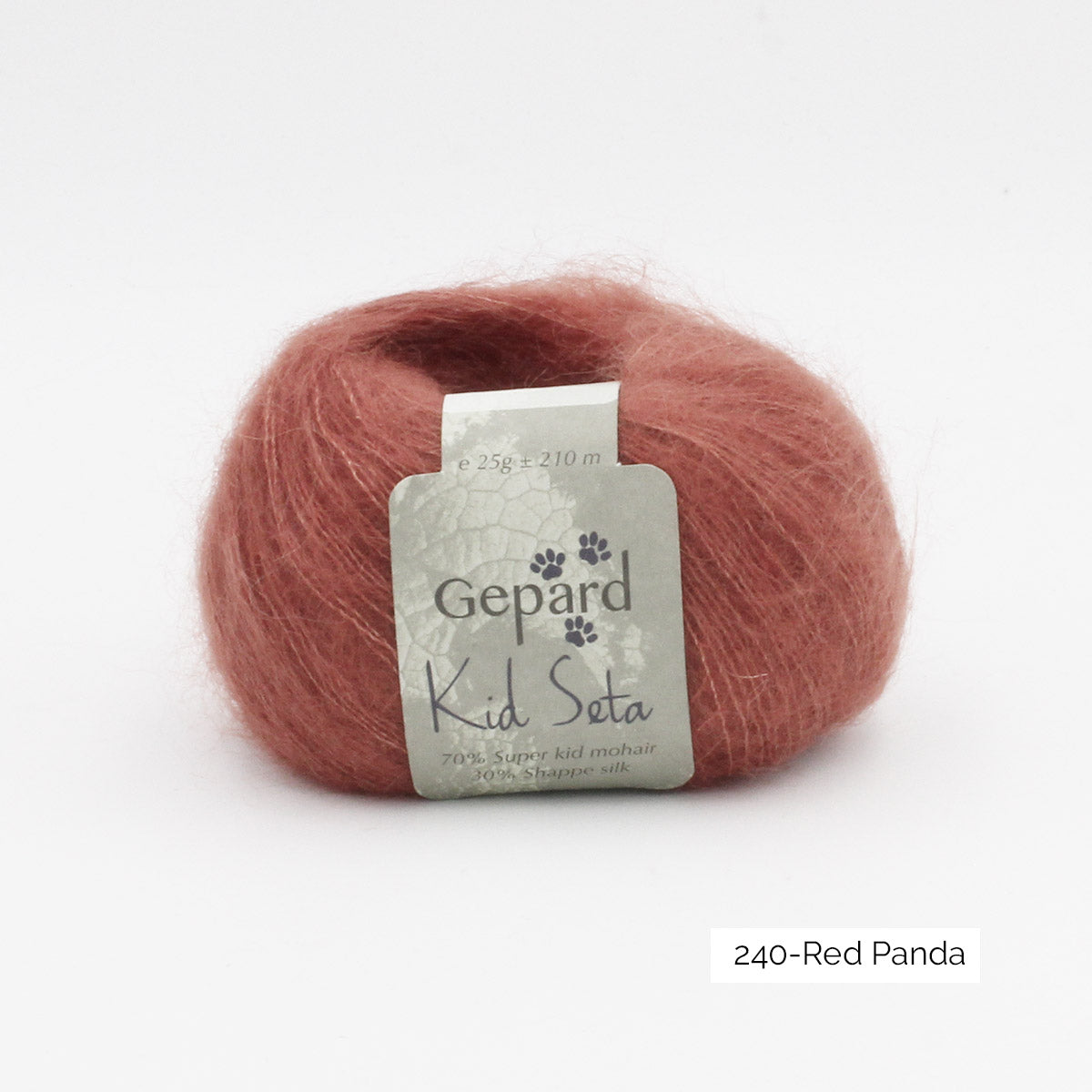 Kid Seta de Gepard Garn coloris 240 Red Panda