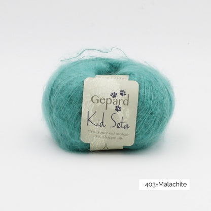 Kid Seta de Gepard Garn coloris 403 Malachite