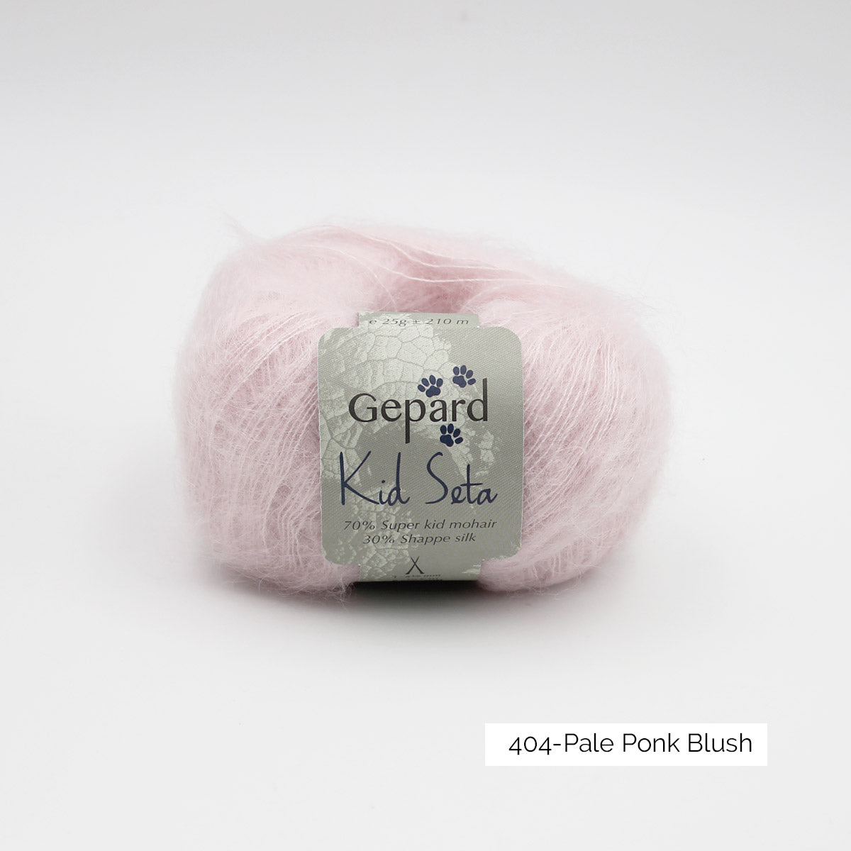 Kid Seta de Gepard Garn coloris 404 Pale Pink Blush
