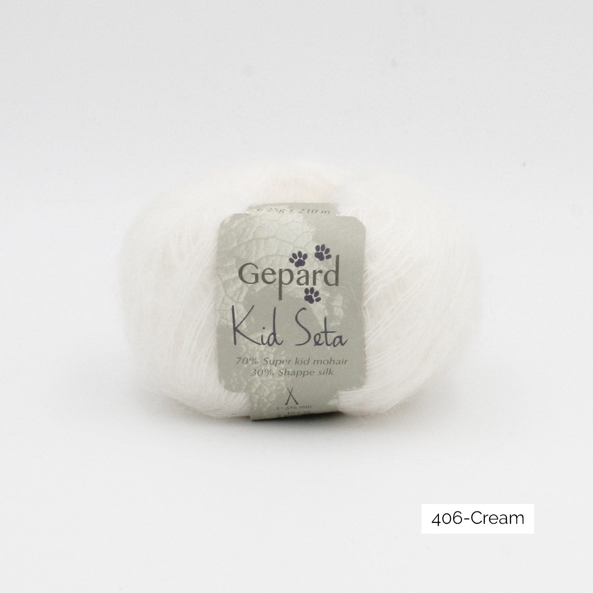 Kid Seta de Gepard Garn coloris 406 Cream