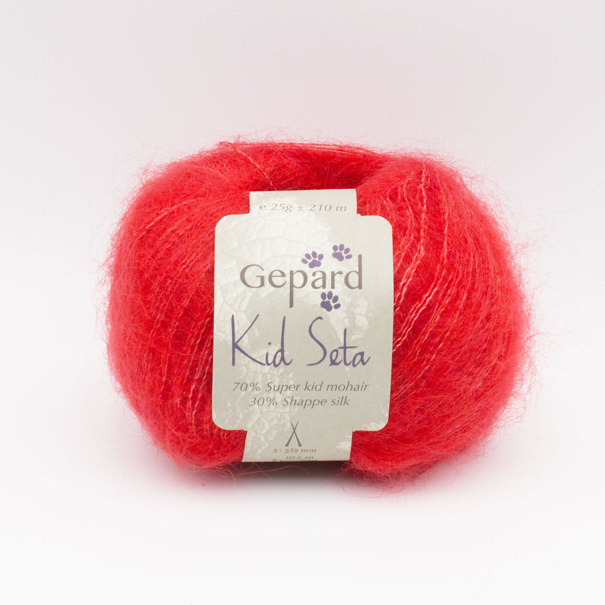 Kid Seta de Gepard Garn coloris 409 Blood Orange