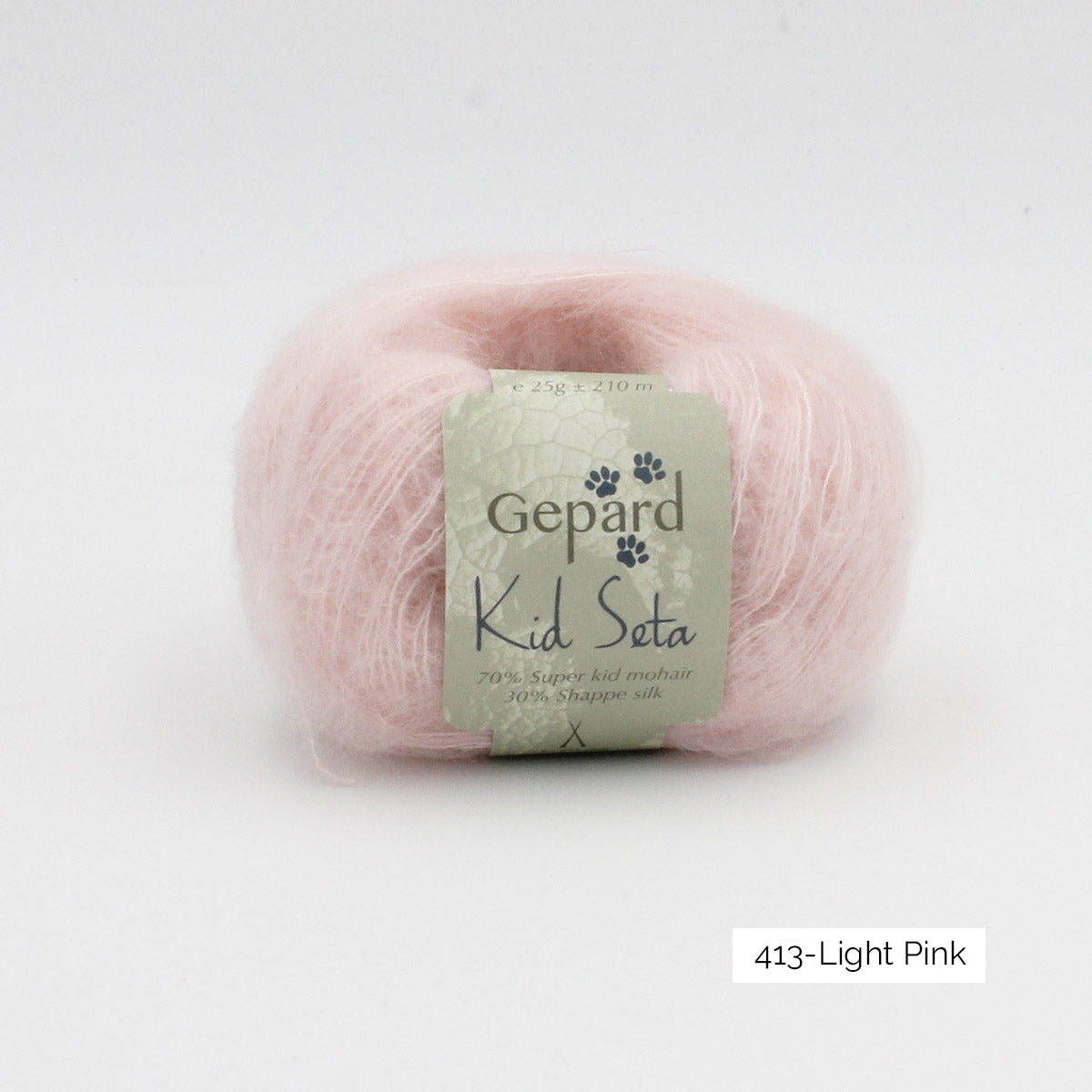 Kid Seta de Gepard Garn coloris 413 Light Pink