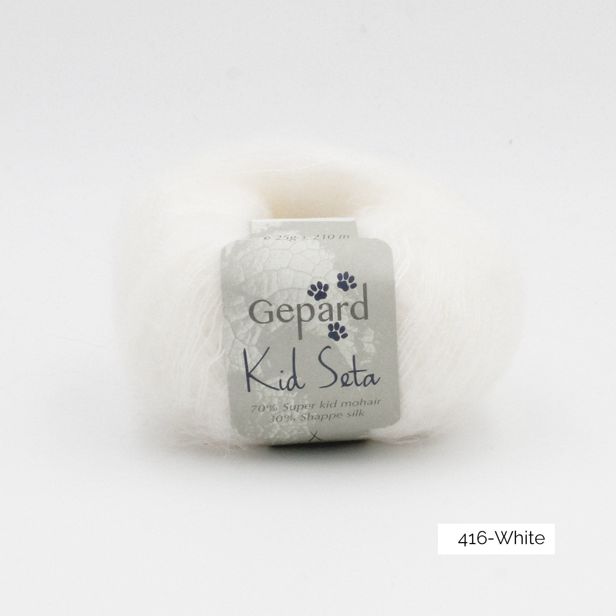 Kid Seta de Gepard Garn coloris 416 White