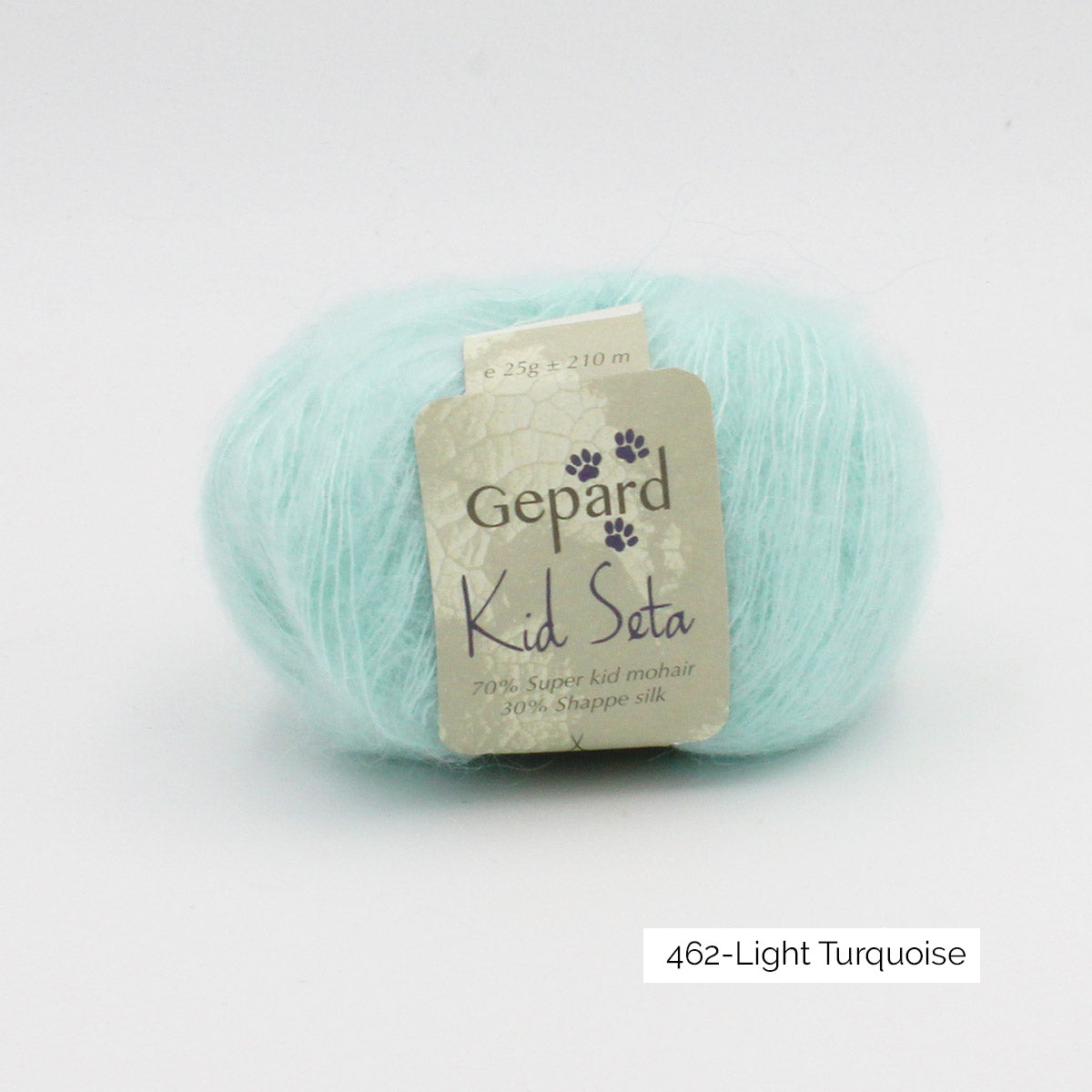 Kid Seta de Gepard Garn coloris 462 Light Turquoise