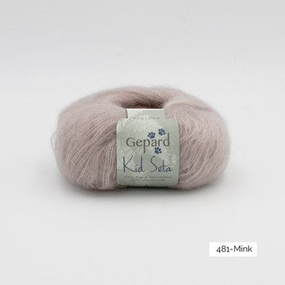 Kid Seta de Gepard Garn coloris 481 Mink