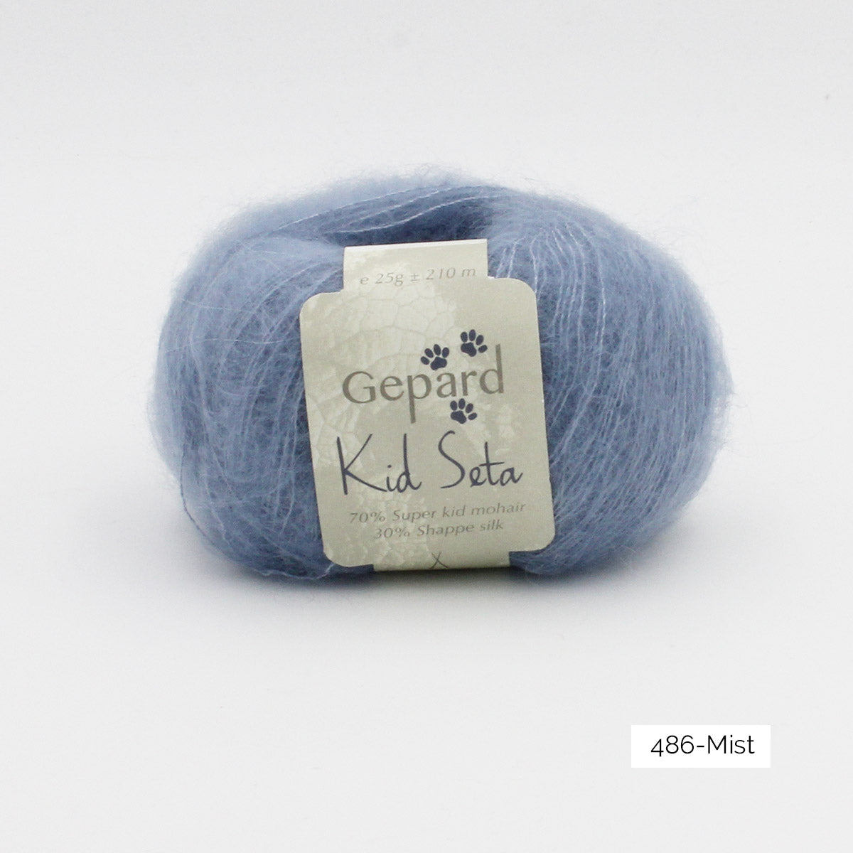 Kid Seta de Gepard Garn coloris 486 Mist