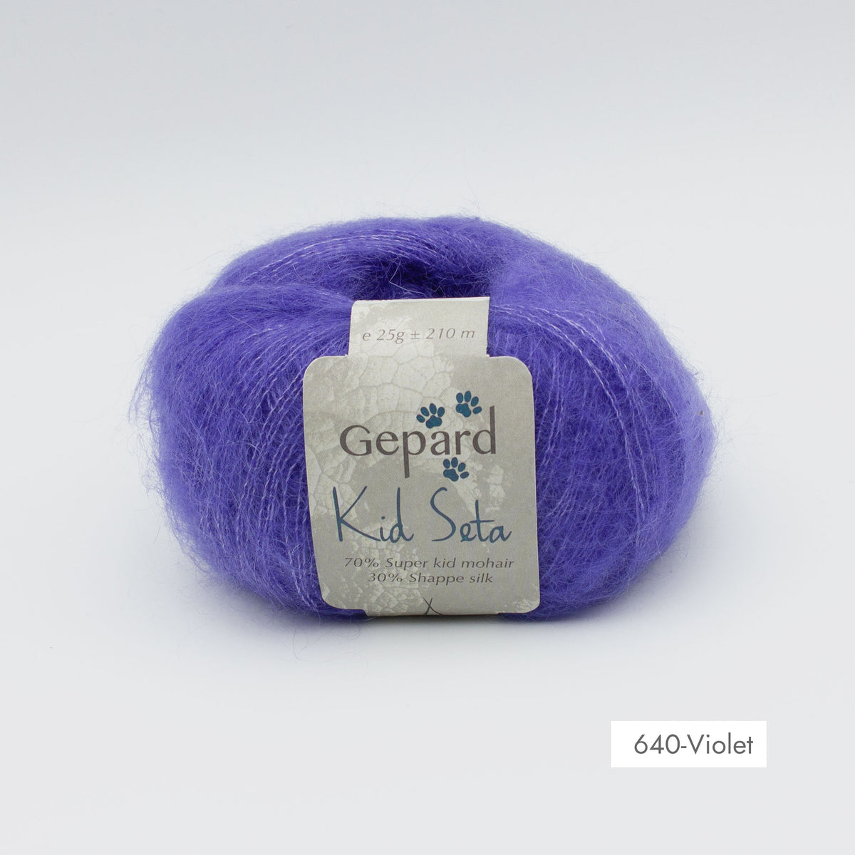 Kid Seta de Gepard Garn coloris 640 Violet