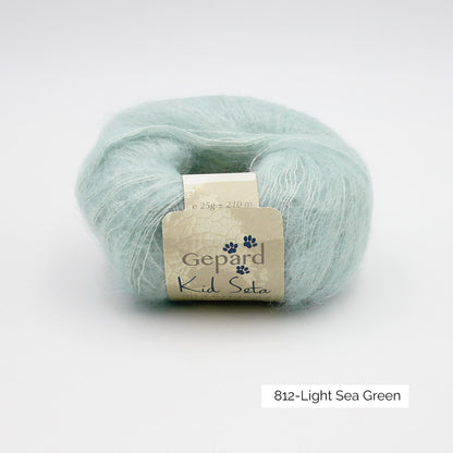Kid Seta de Gepard Garn coloris 812 Light Sea Green