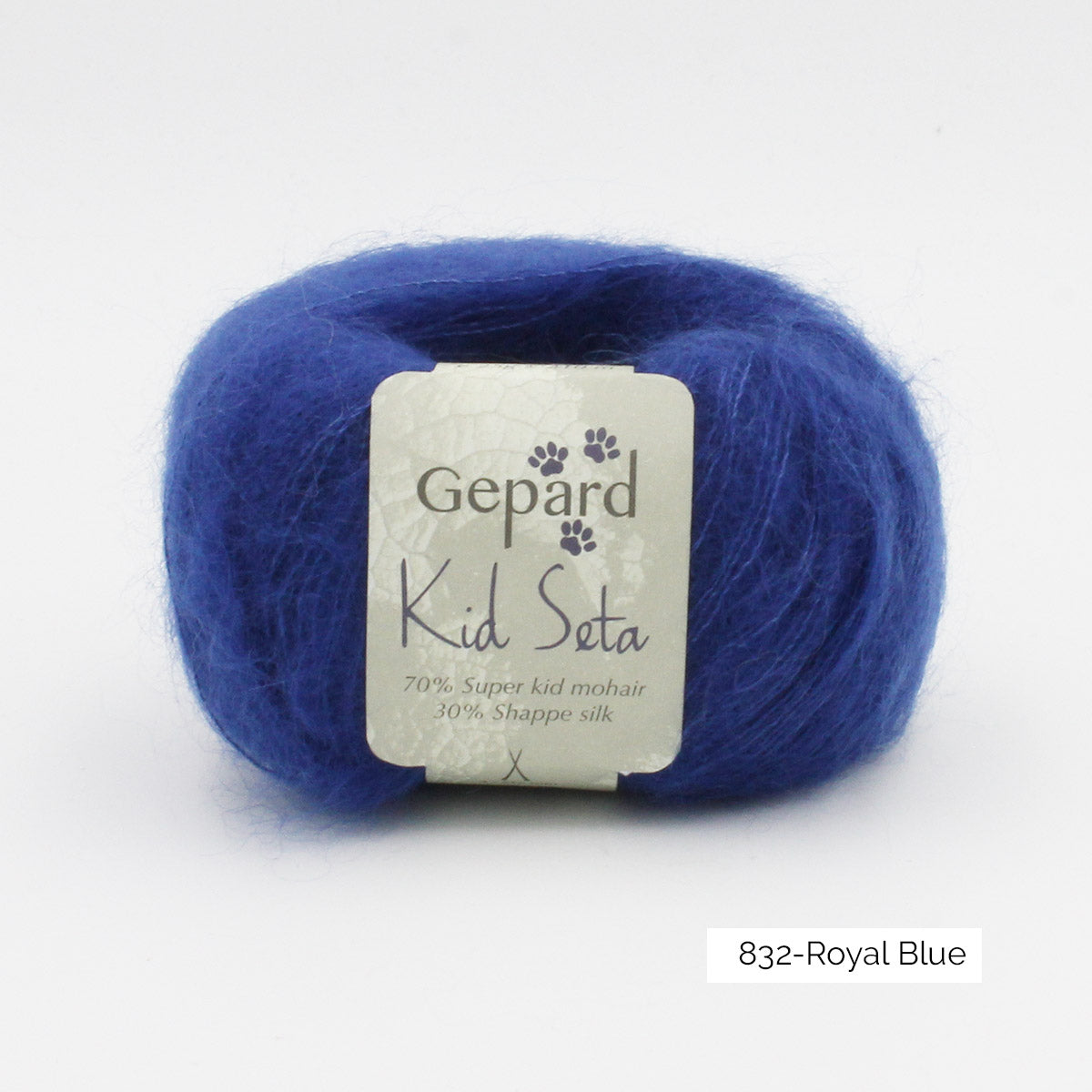Kid Seta de Gepard Garn coloris 832 Royal Blue