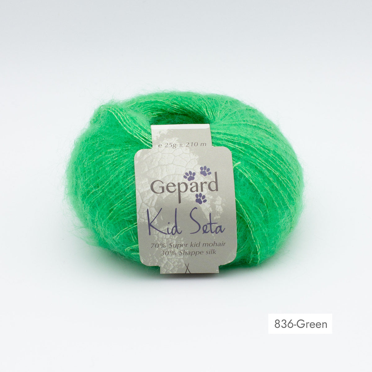 Kid Seta de Gepard Garn coloris 836 Green