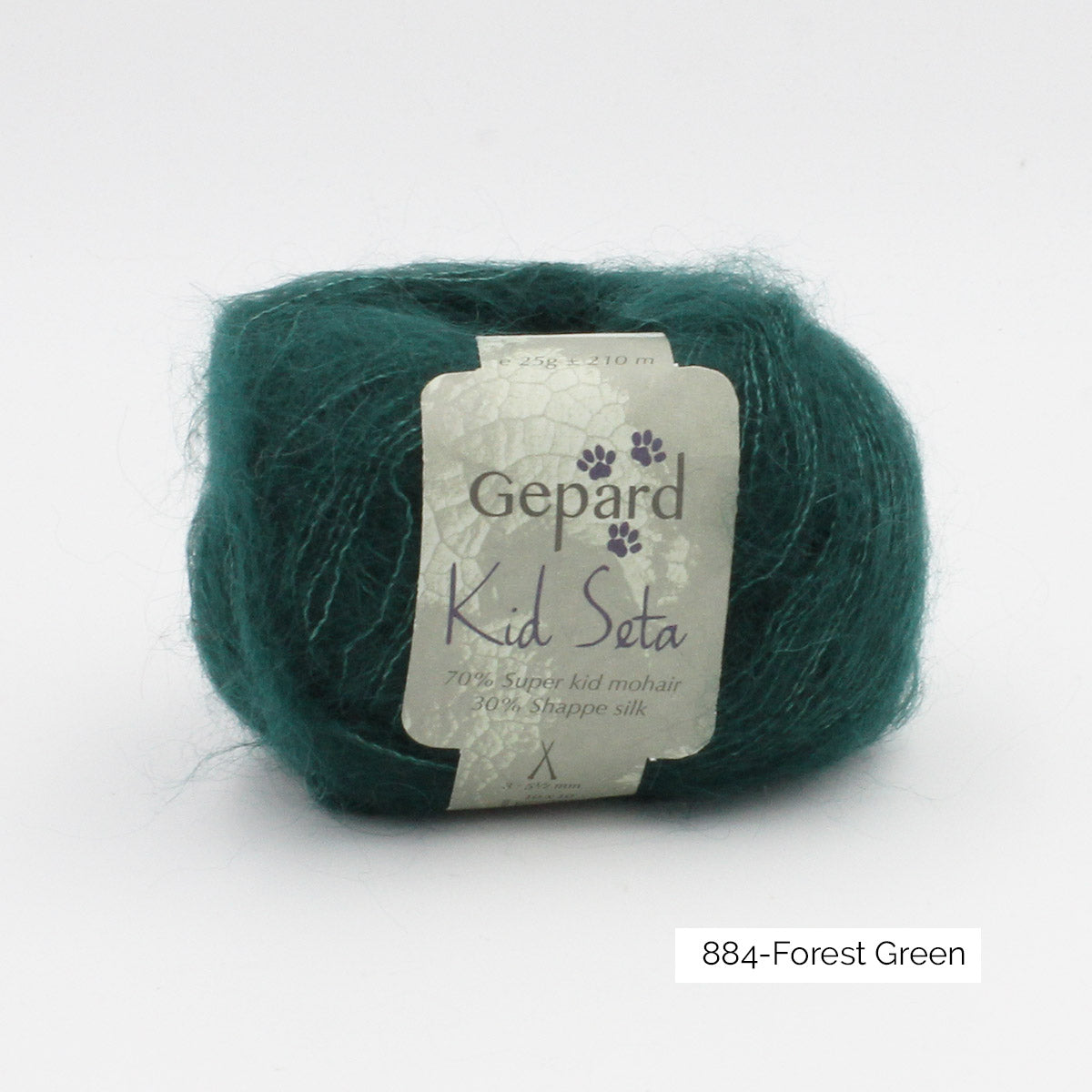 Kid Seta de Gepard Garn coloris 884 Forest Green