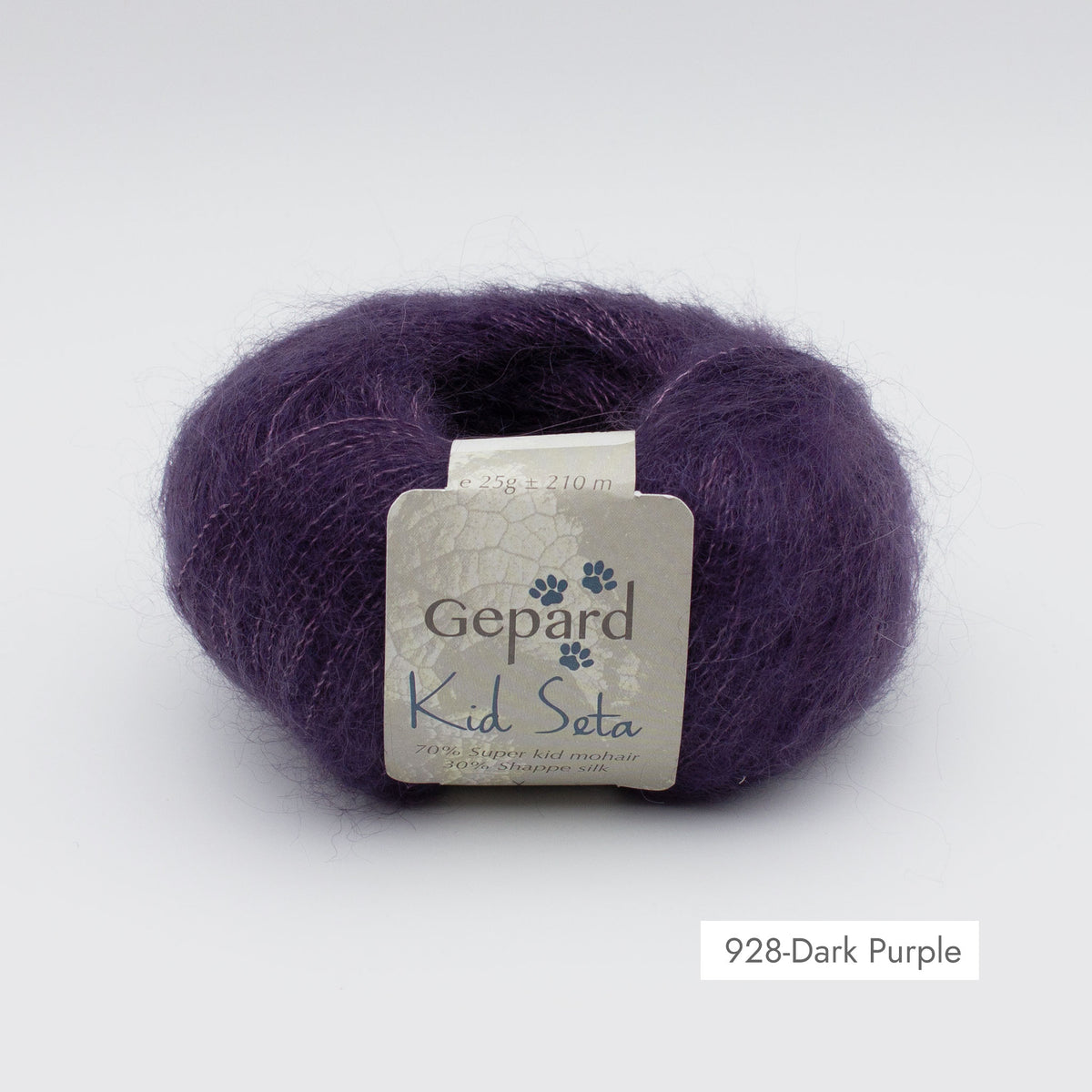 Kid Seta de Gepard Garn coloris 928 Dark Purple