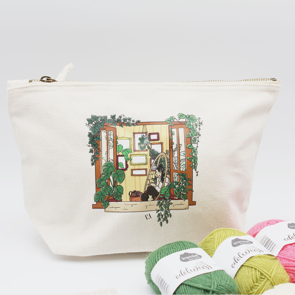 Pochette Succulentes - Lili Comme Tout x Atelier Valine