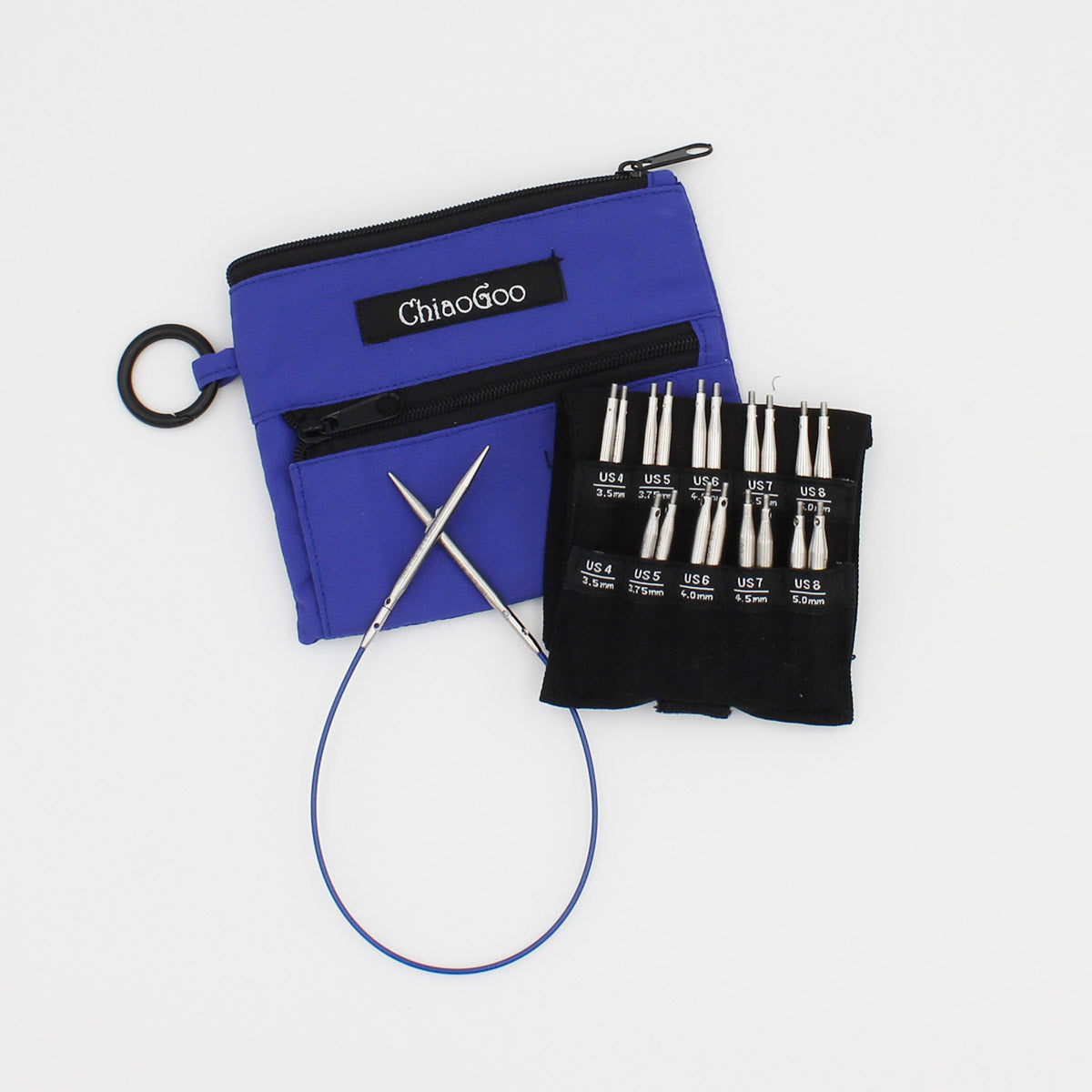 Kit Shorties Bleu 2" et 3" (3.5 à 5 mm) - ChiaoGoo