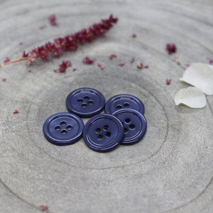 Boutons Bliss d'Atelier Brunette, coloris Cobalt