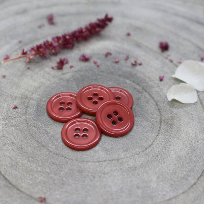 Boutons Bliss d'Atelier Brunette, coloris Terracotta