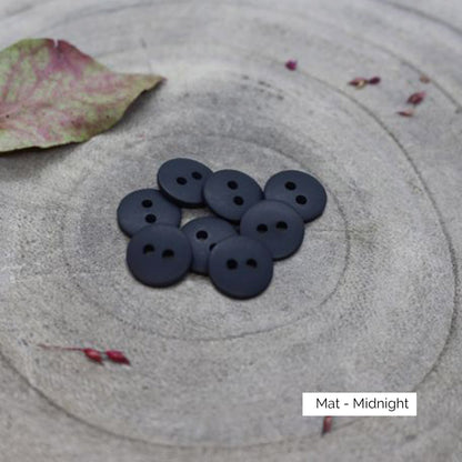 Boutons Classic Matte d'Atelier Brunette coloris Midnight 