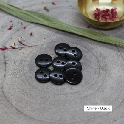 Boutons Classic Shine d'Atelier Brunette coloris Black
