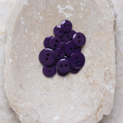 Boutons Classic Shine d'Atelier Brunette coloris Majestic Purple
