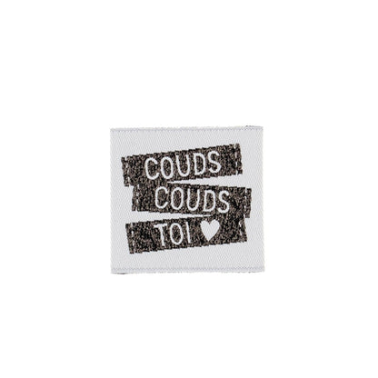 Etiquette à coudre de Bohin, modèle Couds couds toi