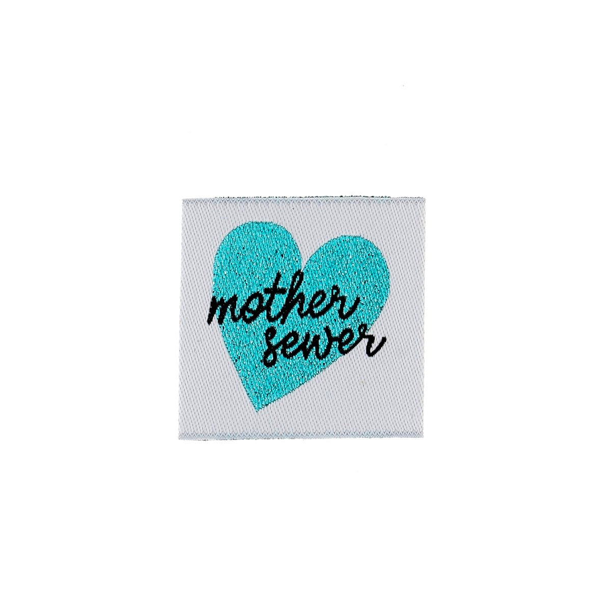 Etiquette à coudre de Bohin, modèle Mother Sewer