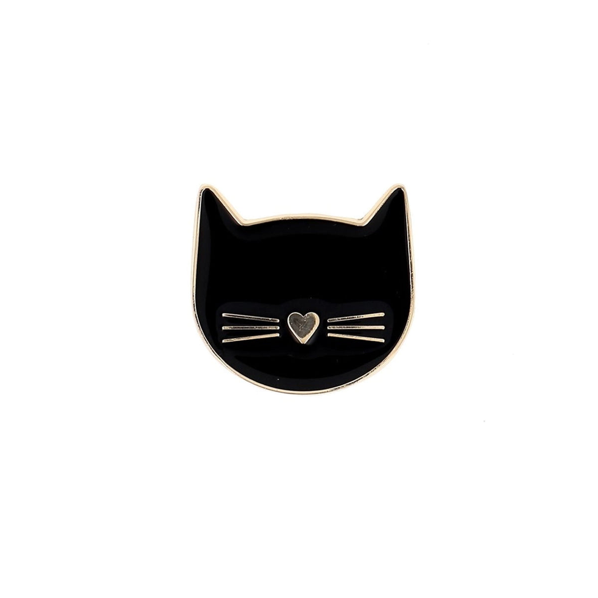 Porte-aiguilles aimanté Bohin x Audrey Jeanne, modèle Chat Noir