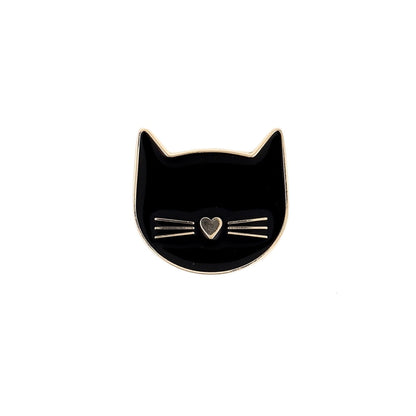 Porte-aiguilles aimanté Bohin x Audrey Jeanne, modèle Chat Noir