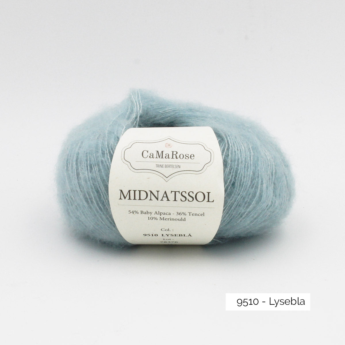 Midnatssol de CaMaRose coloris 9510 Lyse Blå
