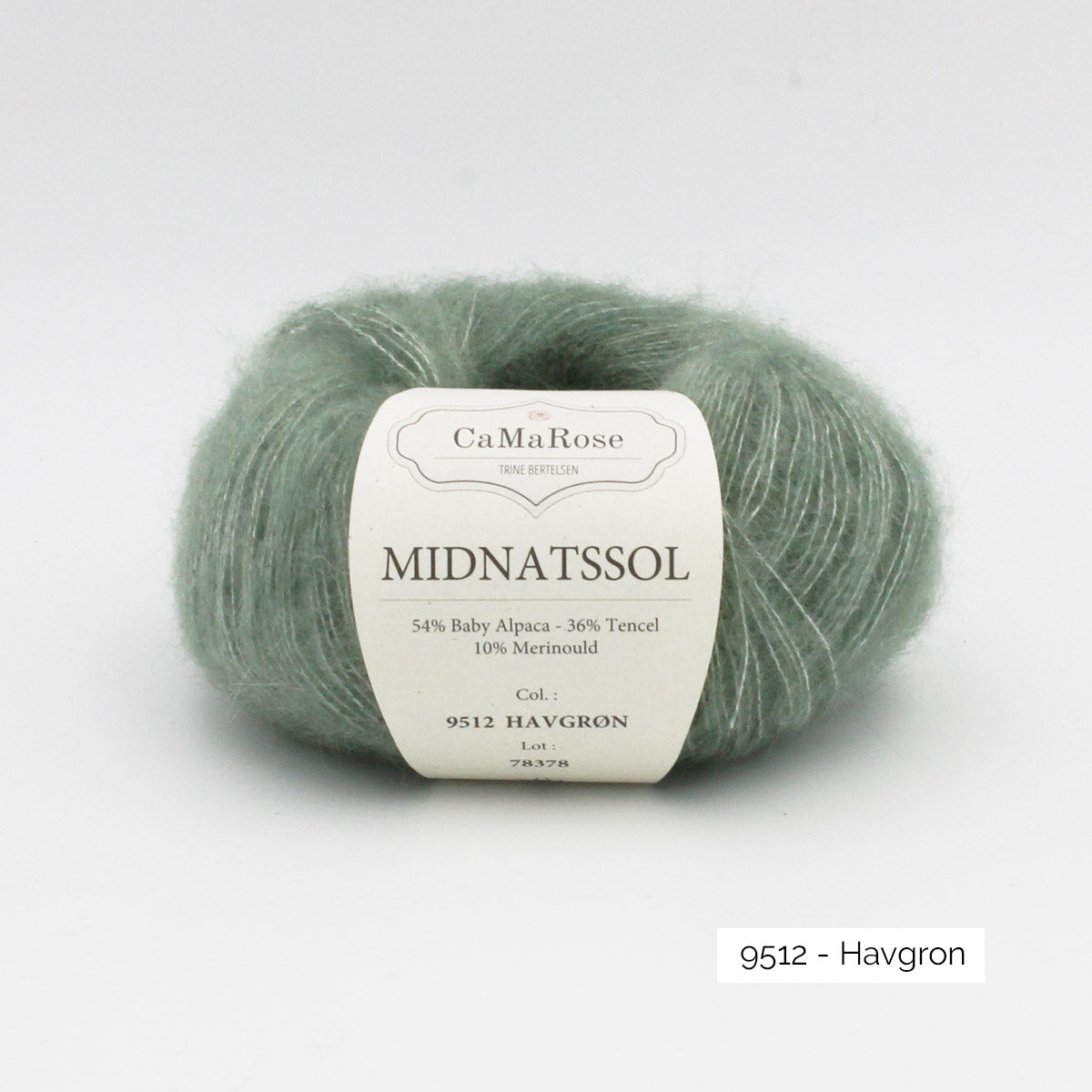 Midnatssol de CaMaRose coloris 9512 Havgrøn